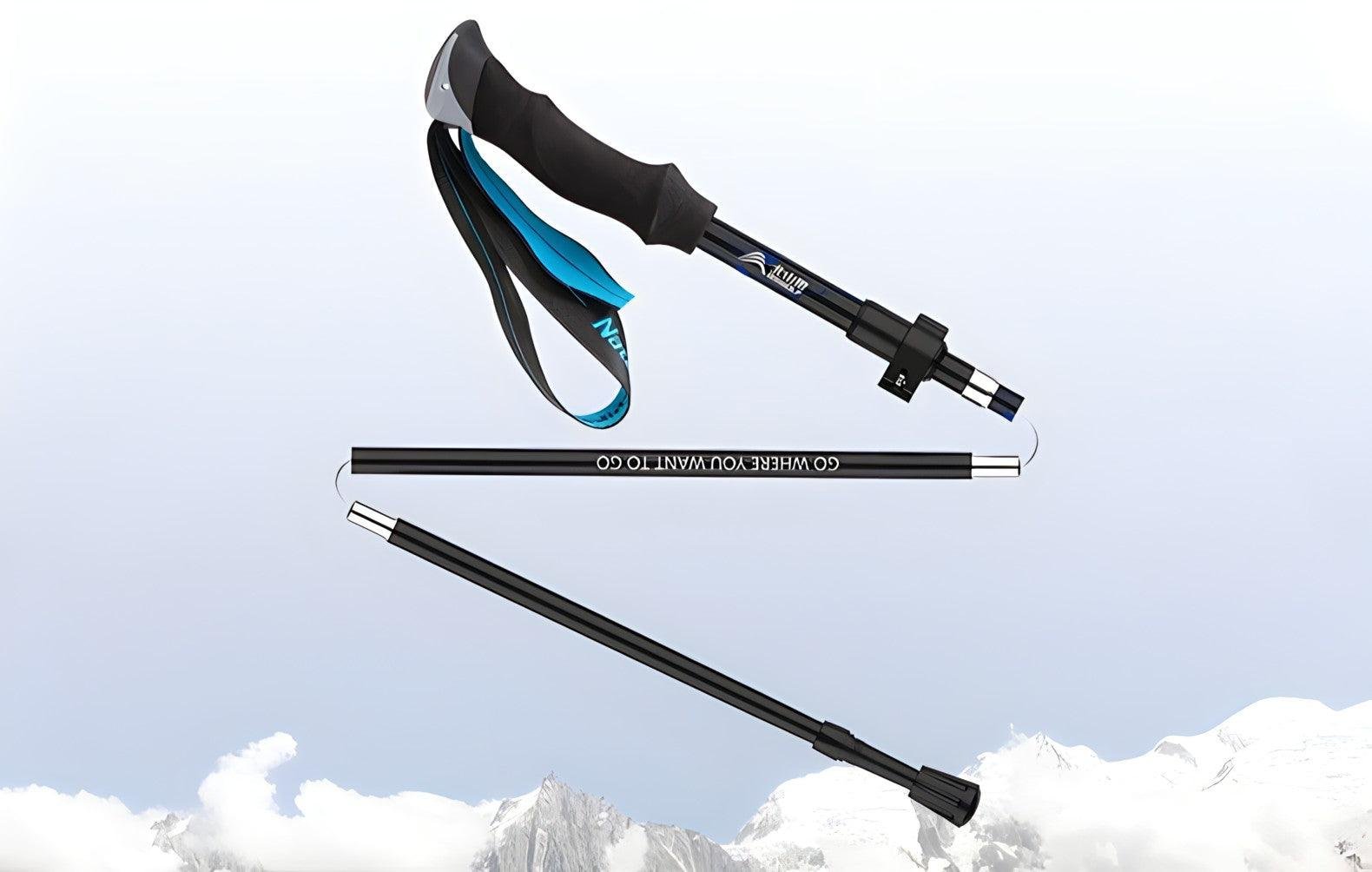 Bâtons de Marche Ultralégers – Aluminium Télescopique Randonnée Montagne Bâtons de Marche Ultralégers – Aluminium Télescopique Randonnée Montagne